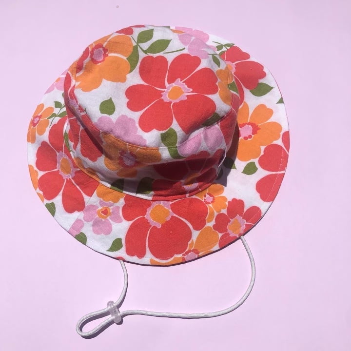 Retro Floral Boonie Hat